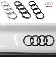 Logo 4 Anelli Audi ABS Emblema Cofano/Griglia/Posteriore Sline RS A1 A3 A4 A5 A6