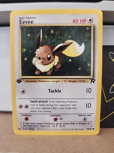 1st edition 1999 Pokemon Jungle  #55/82  EEVEE