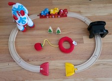 Brio Wooden Railway Rare 33713 Beginner Set Vintage Sweden Horses VG Condition