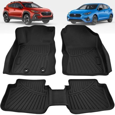 Floor Liners 1st & 2nd Row Floor Mats for Subaru Crosstrek / Impreza 2024-2026