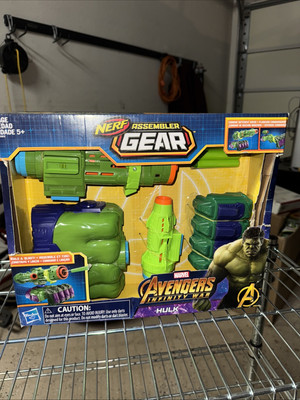 New Hasbro NERF Assembler Gear Marvel Avengers Infinity War Hulk E0612 RARE