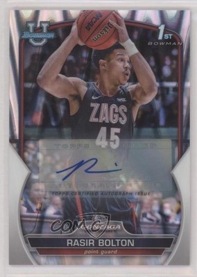 2022 Bowman U Chrome Prospect RayWave Refractor /199 Rasir Bolton #12 Auto 10ti