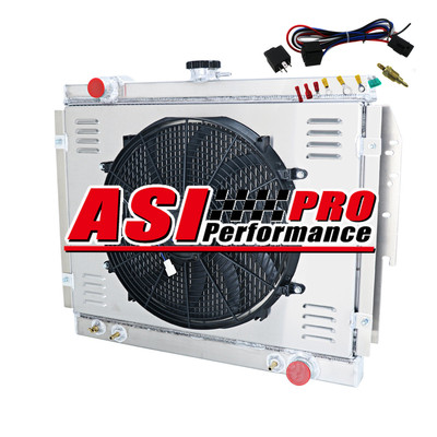 3 Row Radiator+Shroud Fan fits 1979-1993 Dodge Ramcharger D/W 100 250 5.2L/5.9L