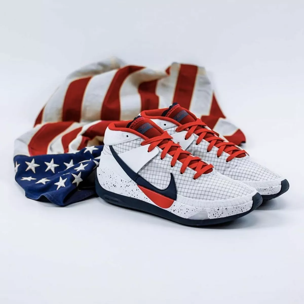 Red white and blue kd shoes sale