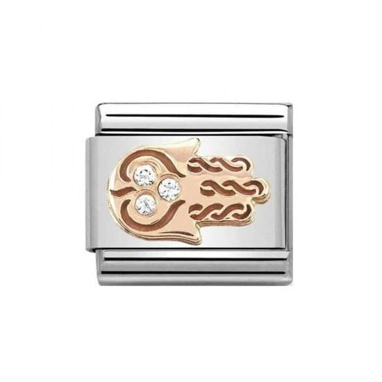 Nomination CLASSIC Rose Gold Hand Of Fatima With Zirconia Charm