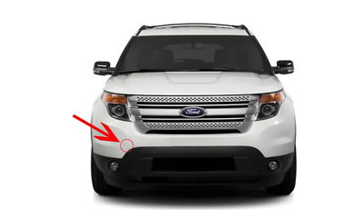 1) 2011-2015 Ford Explorer Front Bumper Tow Hook Cover