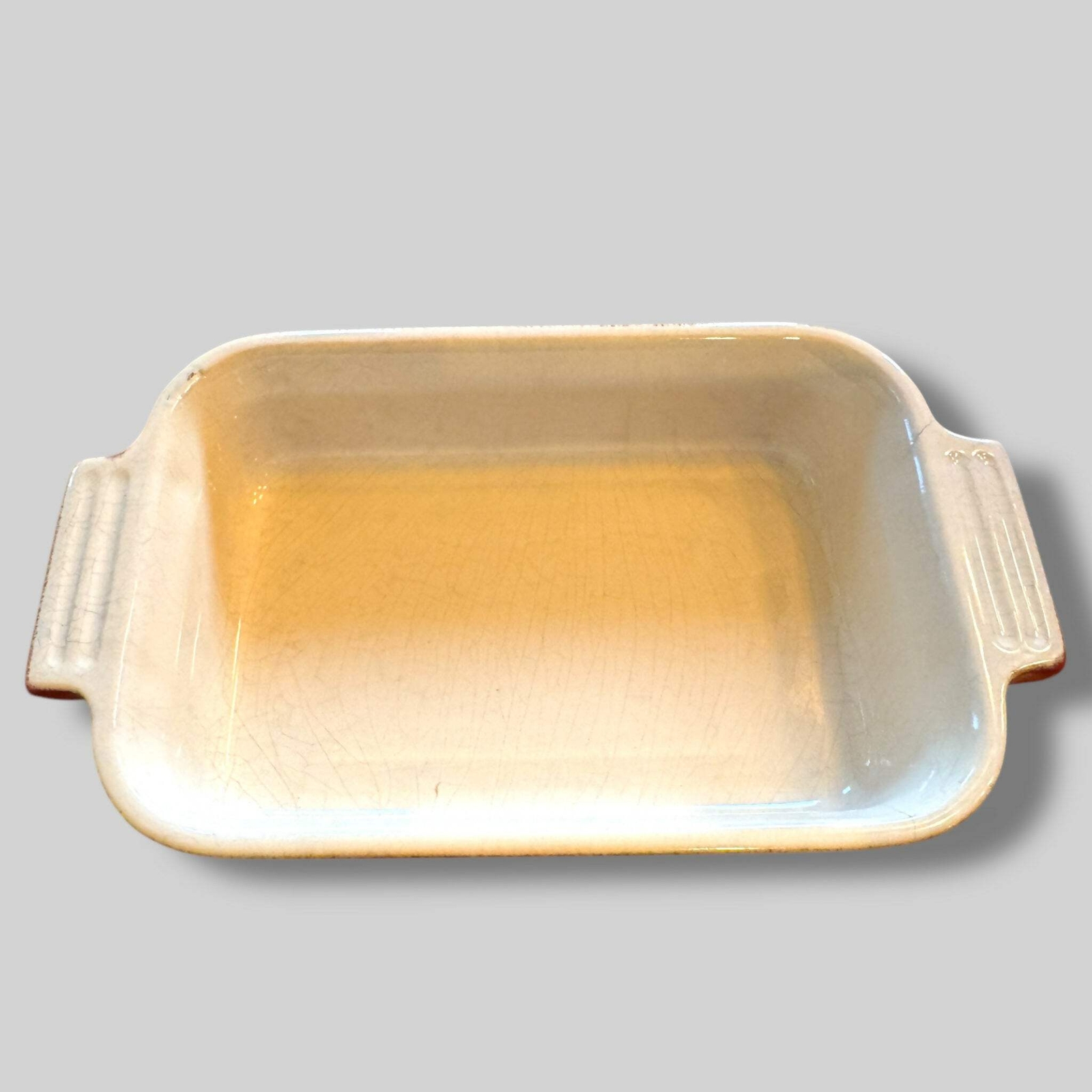 Le Creuset Small Red Stoneware Baking Dish 5.1x7.3 Inch Gentl Classic