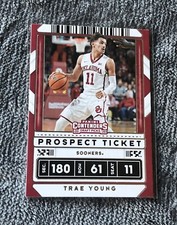 2020 Panini Contenders Draft Picks Trae Young Prospect Ticket #23 Atlanta A04