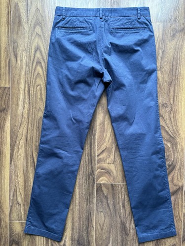 Spoke “Sharps” Chinos Slim / Straight “Build A” W31 L31 Navy BNWOT RRP £120 - Picture 14 of 20