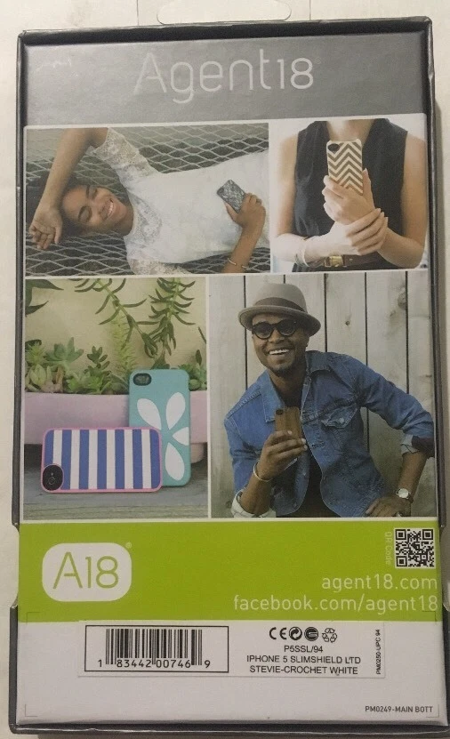 Agnet18 SlimShield Limited Case-Stevie-Crochet-White for iPhone SE/5s/5 P5SSL/94 - Image 2 of 2