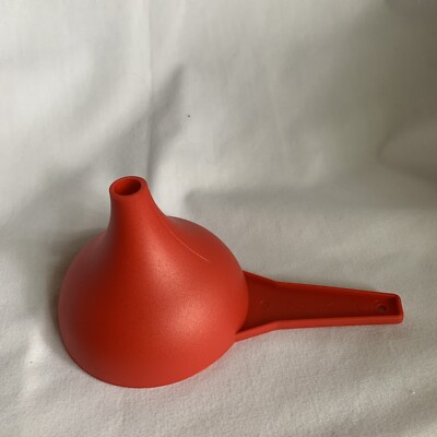 Tupperwarer Jumbo Red Funnel. Giant Chocolate Kiss Maker. New