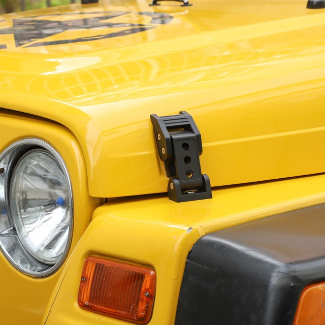 8401 Jeep Cherokee XJ Sport Pair Of Hood Latches Catch Mechanism OEM