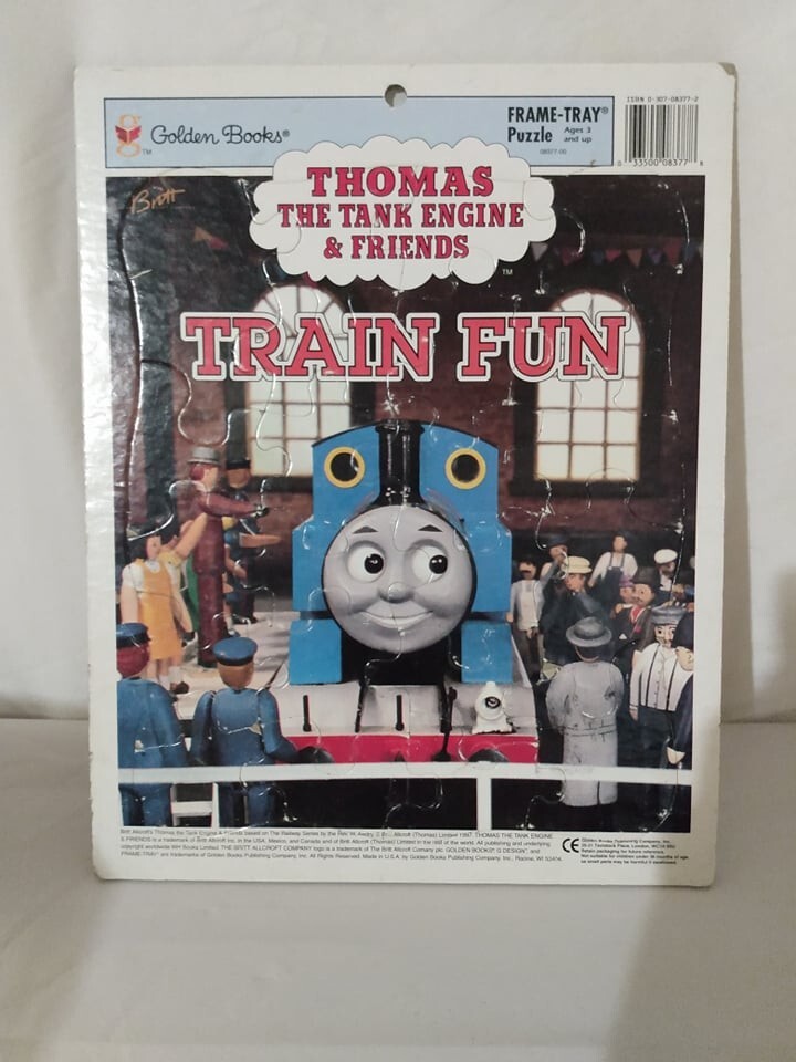 VTG Thomas The Tank Engine Friends Oversized Kids Puzzle 1998 Limited  Edition