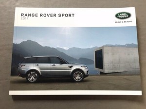 2017 Range Rover Sport 110-page Original Car Sales Brochure Catalog Book