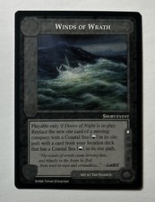 Winds of Wrath Middle Earth MECCG CCG R2 The Dragons Set Never Played