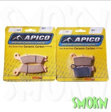 Yamaha YZ Brake Pads 125 250 08-21 YZF 250 07-20 450 07-19 Apico Front & Rear