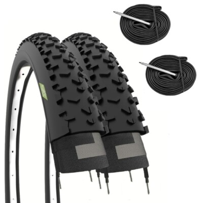 2 Copertoni MTB 29 X 2.25 + Camere D'Aria Per Mountain Bike - Gomma Tassellata, Misura 57-622 - Foto 2