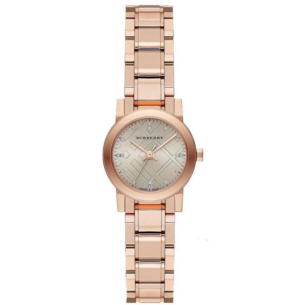 Orologio da donna Burberry BU9215 Heritage oro rosa Swiss Made