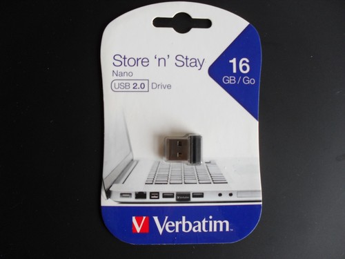 CLE NANO USB 2.0 de 16 GB VERBATIM neuve