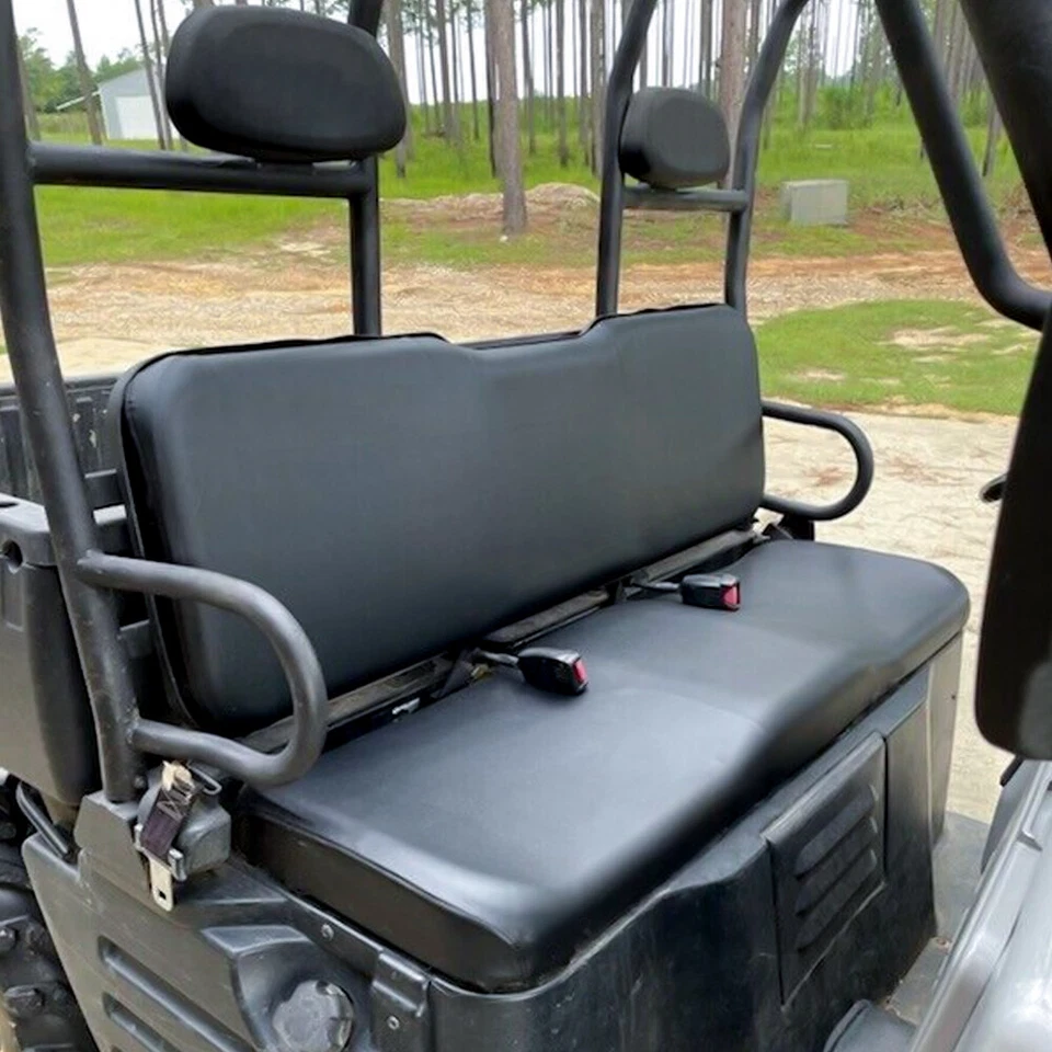 Juego de funda de asiento para 02-08 Polaris Ranger 425 500 700 UTV 6x6 4x4 4X2 Sport negro Foto 3 de 4