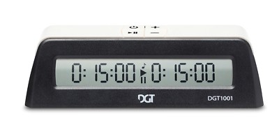 Schachuhr - DGT 1001 - Schawarz - Schach Timer Uhr