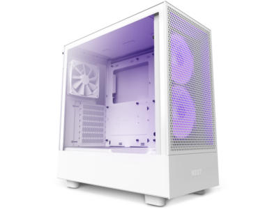 【新品未使用】NZXT H5 Flow RGB White ミドルタワー NZXT H5 Flow RGB CC-H51FW-R1 White ATX Mid Tower RGB Desktop