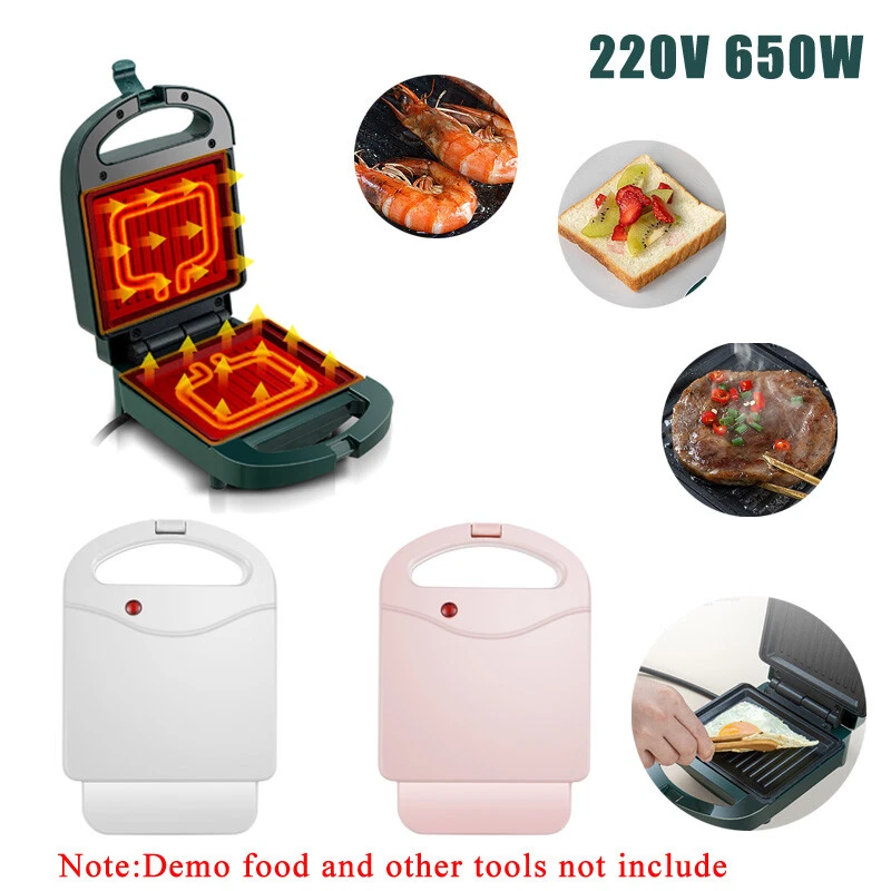 Non-Stick Sandwich Maker Electric Panini Press Grille Breakfast Machine Toaster
Opens in a new windo