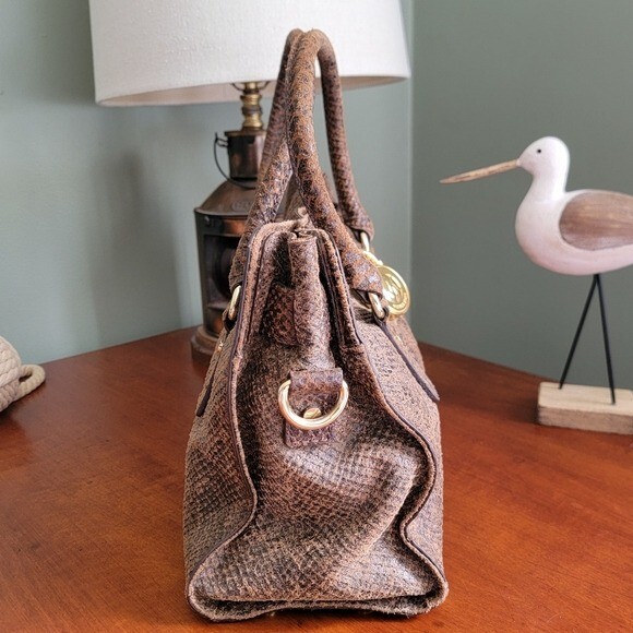 Michael Kors Special Edition Python Embossed Brow… - image 6