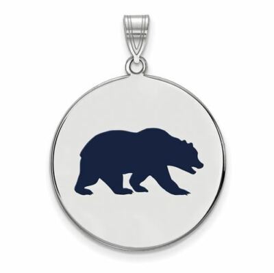 SS Univ of California Berkeley Bär XL emaillierte Scheibe Anhänger