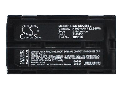 Battery for Sokkia CX,CX Total Stations,CX-101,CX-103,NET05,SET600,BDC46A,BDC58