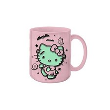 Silver Buffalo Sanrio Hello Kitty Halloween Frankenstein Wax Resist Ceramic P...