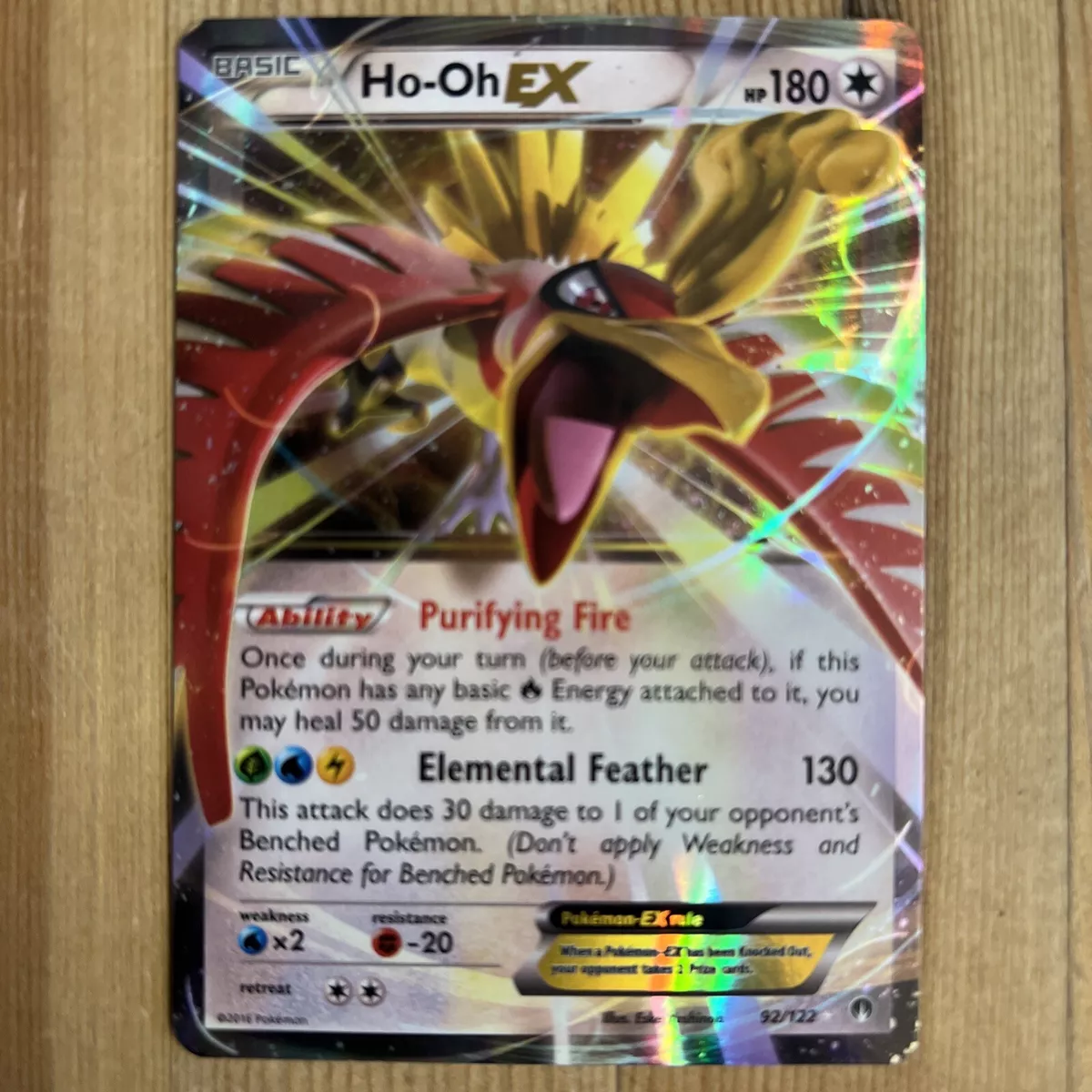 Ho-Oh EX - XY Breakpoint Pokémon card 92/122