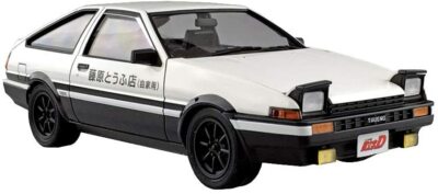 Aoshima 1/24 Initial D Series No.5 Takumi Fujiwara AE86 Trueno Volume 1 ver. Kit 4905083059609 