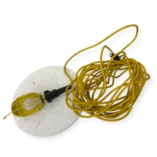 Hangable Worklight 75W, Hand Lamp, Reflective Screw Guard, Yellow