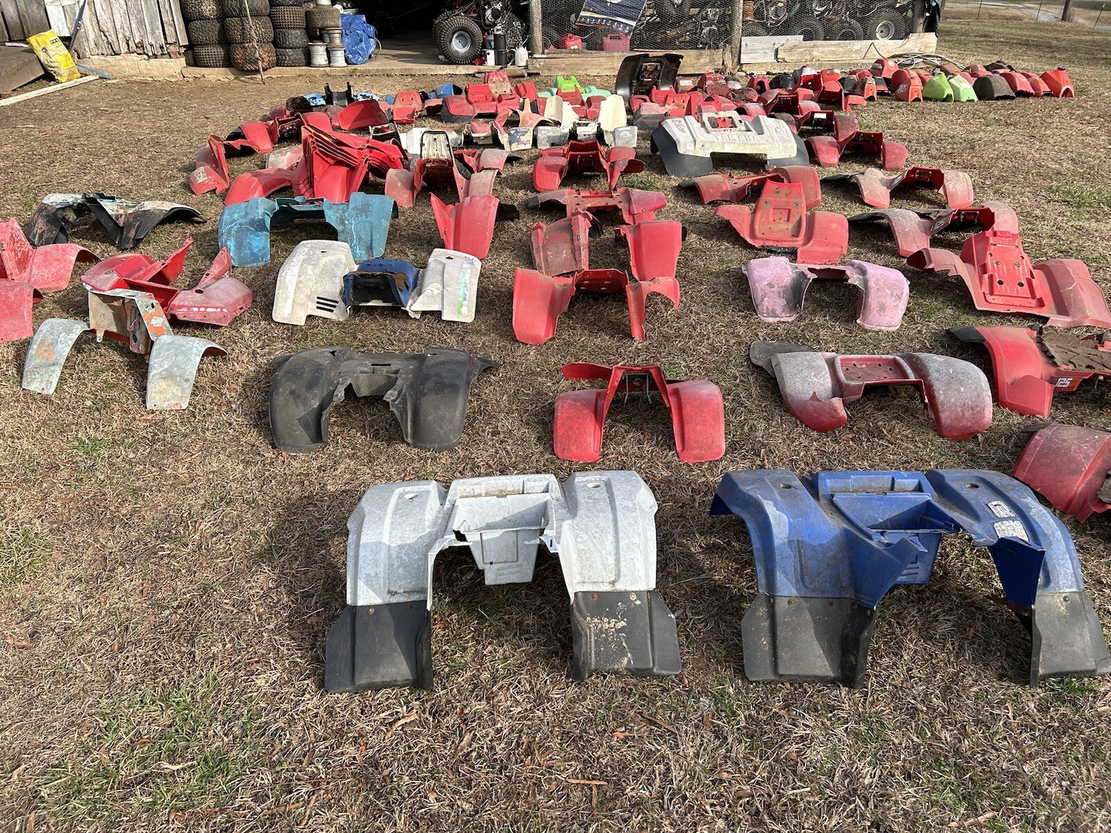 👀 PARTS PARTS Big Red Honda ATC Lot NOS Rare Parts Hondaline 200+ ATCs ...