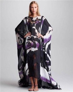 silk kaftan maxi dress