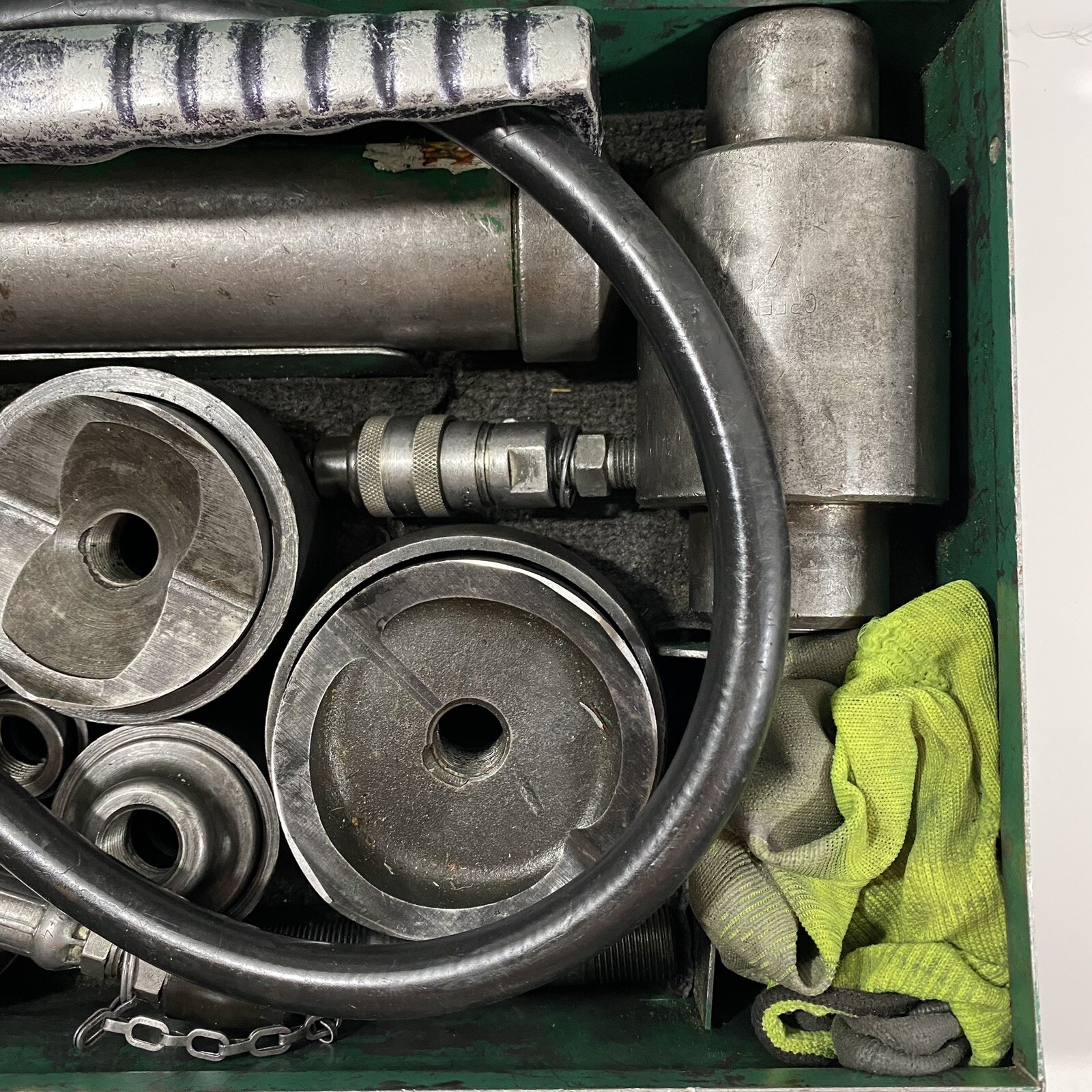 Greenlee 767 Splitter Hydraulic Knockout Punch Set 783310303855 eBay