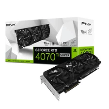 PNY GeForce RTX 4070 Ti SUPER 16GB GDDR6X Graphics Card VCG4070TS16TFXPB1-O