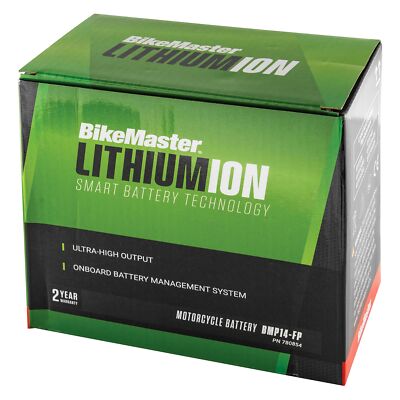 BikeMaster Lithium Ion 2.0 Battery - Model BMP14-FP | 780854