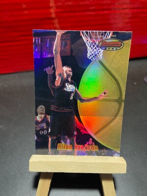その他 ALLEN IVERSON Bowman Chrome REFRACTOR PSA 8 - 1996-97 Bowman's Best - Rookies Allen Iverson #R1
