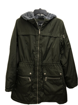 sam edelman Hooded Faux Fur Lined Parka NWT M UK