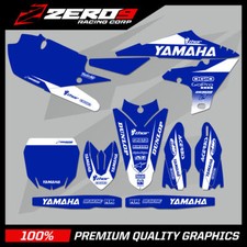 YAMAHA MOTOCROSS GRAPHICS KIT MX DECALS : YZ YZF 65 85 125 250 450 BLOCK BLU/WHI