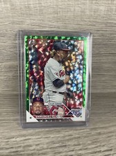 2023 Series 1 Base Green Foil #117 Emmanuel Clase /499 - Cleveland Guardians