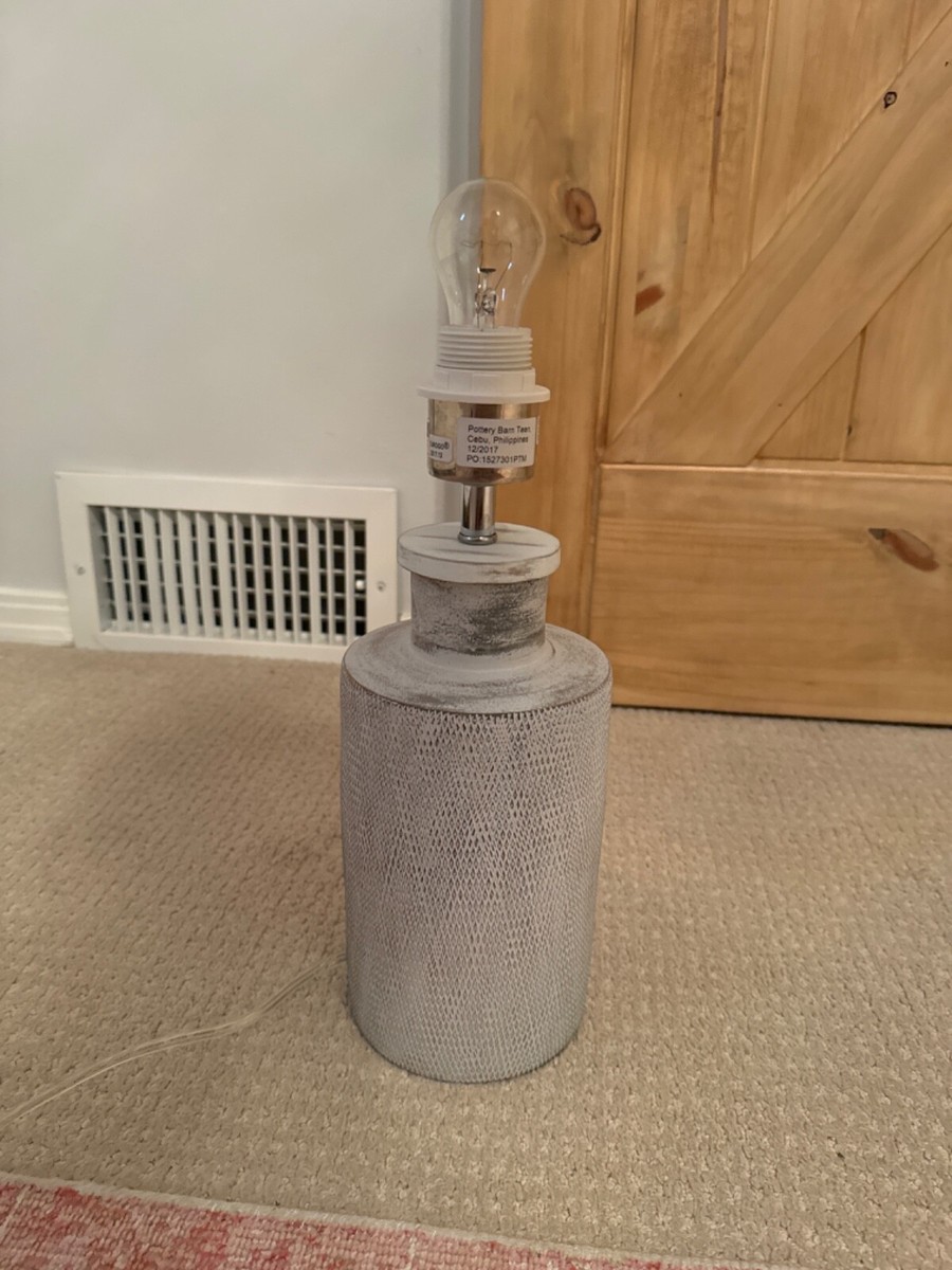 Pottery Barn Table Lamp Seafoam Green