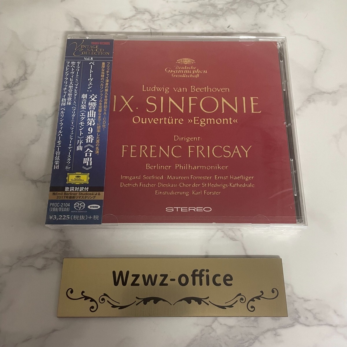 Ferenc Fricsay BPO SEALED CD(SACD-HYB) Beethoven No.9 OBI
