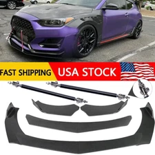 Front Lip Bumper Body Kits Splitter /Spoiler /Carbon Fiber For Hyundai Veloster