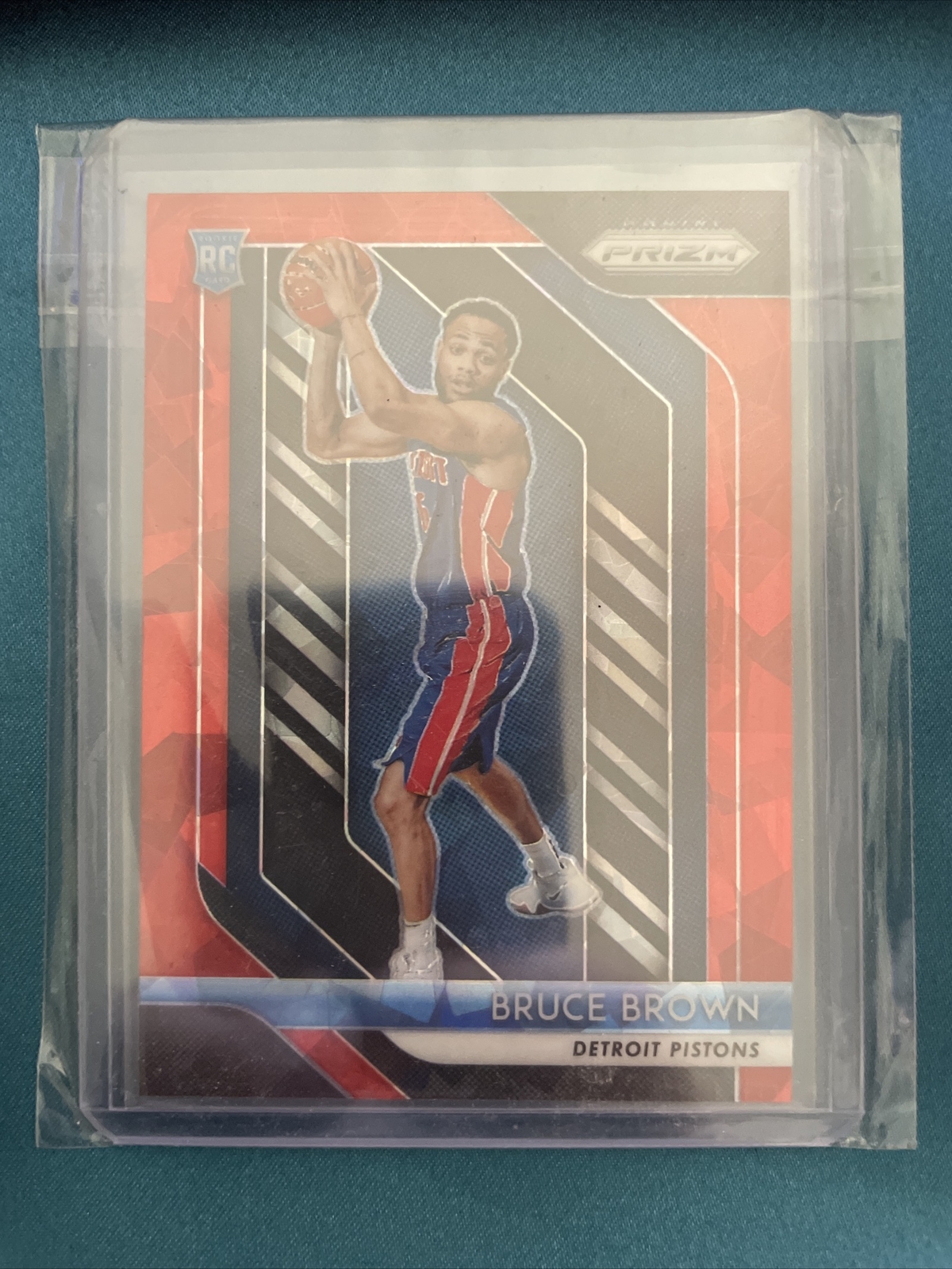 2018-19 Panini Prizm Red Ice Parallel Bruce Brown Rookie #132 RC NUGGETS STAR!