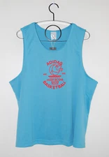 NWT adidas Women's Plus Blue Mesh Select Sleeveless Basketball Jersey sz 2X