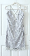 Trac Lace Overlay Mini Dress, Size Small, Womens