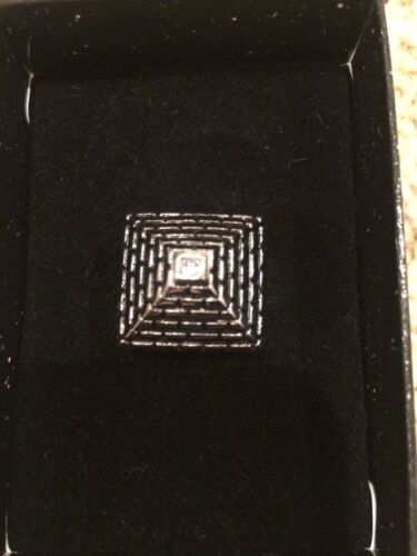 han cholo pyramid ring with center stone missing- otherwise perfect never worn 8